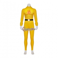 Cosplaydiy Powerline Performer Cosplay Costume Tights Performance Bodysuits (With Belt,Gloves) Unisex Jumpsuit
