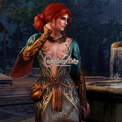 Cosplaydiy 'The Witcher 3' Game Merigold Gorgeous Dress Robe Cosplay Costume Suit