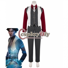 Cosplaydiy League Of Legends LOL Arcane Viktor Game Cosplay Costume Outfits Men Adult Suit Halloween Party Uniform