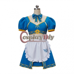 Cosplaydiy The Legend Of Zelda Game Princess Zelda Maid Apron Dress Cosplay Costume