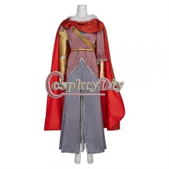 Game Elden Ring Cosplay Costume Melina Red Cloak Robe Dress Halloween Party Role Play Suit