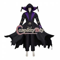Anime The Eminence in Shadow Cosplay Costume Men's Black Trench Suit Halloween Carnival Outfits
