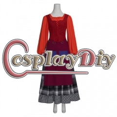 Movie Hocus Pocus Cosplay Costume Women's Skirts Suit Halloween Carnival Outfits Party Role Play Dress