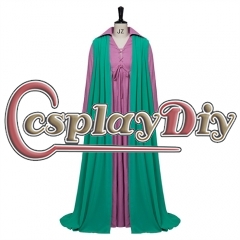 Movie Bewitched Cosplay Costume Women's Shawl Cape Dress Suit Halloween Carnial Party Role Clothing