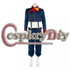 Anime KILL La KILL Matoi Ryuko Male Cosplay Costume Navy Sailor Suit with Gloves Theme Party Role Play Suits