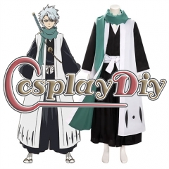 Anime Bleach Toushirou Hitsugaya Cosplay Costumes Wig Die pa Suit Kimono Set with Scarf Halloween Party Outfits