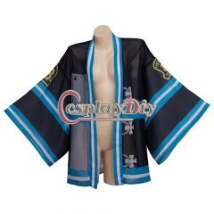 Anime Fire Force Kotatsu Tamaki Cosplay Costume Halloween Carnival Party Role Play Cardigan Kimono