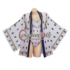 Anime JoJo's Bizarre Adventure Bruno Bucciarati Cosplay Costume Women Bikini Bodysuit Cardigan Kimono Suits