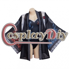 Anime My Hero Academia Cosplay Costume Women Sexy Bikini Bodysuit Cloak Halloween Carnival Party Swimwear Suit