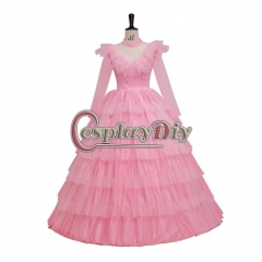 Movie Role Evening Dress Luxury Sweet Princess Cake Dress Renaissance Ball Gown Halloween Party Costume