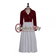 Medieval Red Velvet Short Coat Victorian Women Regency Era Ball Gown Halloween Carnival Party Cropped Jacket