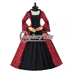 Women's Victorian Dress Medieval Renaissance Party Ball Gown Vintage Aristocrat Cosplay Costume