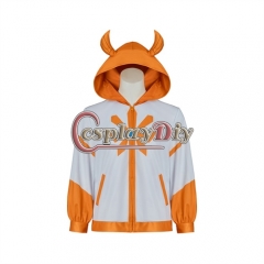 Anime the Princess of Power Adora Cosplay Costume Men's Casual Hoodie Zip Up Coat Halloween Carnival Streetwear Sweatshirt