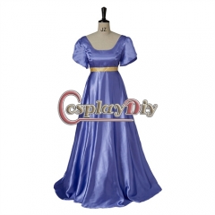 Vintage Regency Dress Medieval Victorian High Waistline Ball Gown Tea Party Jane Austen Cosplay Costume