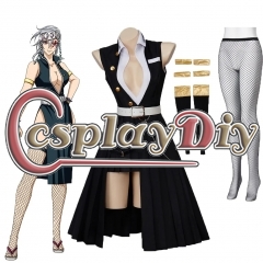 Cosplaydiy Demon Slayer Uzui Tengen Cosplay Dress female Uzui sexy dress