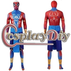 Spider-Man India Pavitr Prabhakar Cosplay Costume Spiderman Spandex Bodysuit