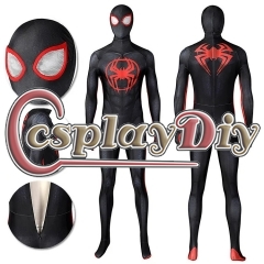Spiderman Across The Spider-Verse Cosplay Suit Miles Morales Bodysuit