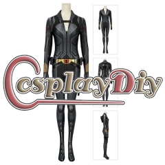Black Widow Cosplay Costume Natasha Romanoff Black Jumpsuit