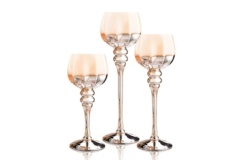 Long Stem Glass Candle Holder