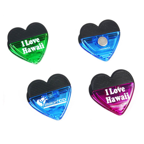 Heart Shaped Magnetic Memo Clip