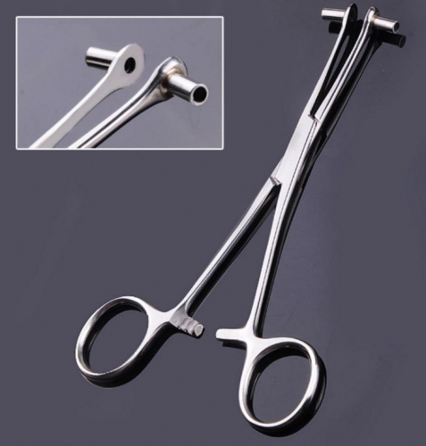 Nose Lip Ear Navel Tongue Septum Forceps Clamp Pliers Tool Body Piercing Supply Tool Ear Nose Lip Belly Body Plier Clamp Forceps