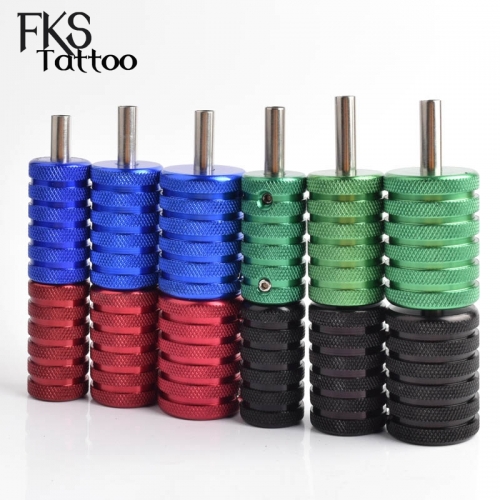 Aluminum Alloy Knurled Tatoo Grips 25mm 30mm 35mm  for Tattoo Machine Tattoo Gun Kit