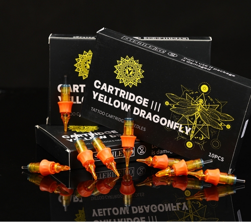 Finger Ledge Yellow Dragonfly Cartridge Needles 10pcs/box