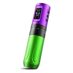 Green/Purple machine with two batteries