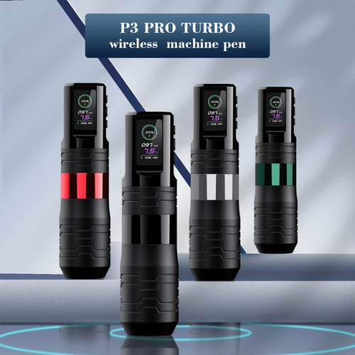 EZ - Wireless Tattoo Pen - P3 Pro Turbo with 2x Power Pack