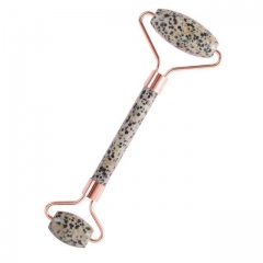 HGS06 Dalmatian Jasper Facial Massage Roller