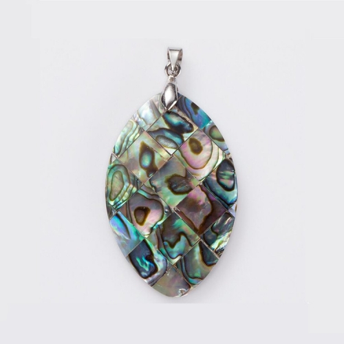 MOP64 Marquise Shape Abalone Shell Pendants