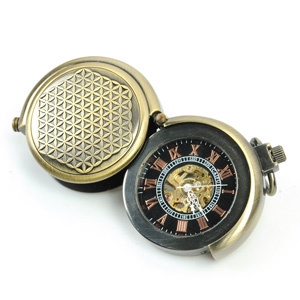 WAH514 Bronze Mechanical Pocket Watch Heavy