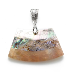 MOP16 Gorgeous Natural Shell Jewelry Paua Pendant
