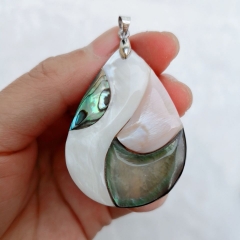 MOP70 Fashion Women Jewelry Colorful Natural Shell Water Drop Pendants