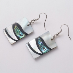 MOP242 Fashion Earring Women Jewelry White Shell and Abalone Shell Natural