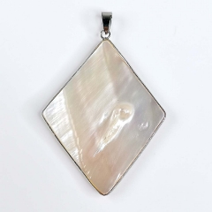 MOP185 Blister Cultured Pearl Jewelry Natural Mother of Pearl Shell Pendants