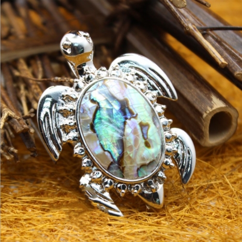 MOP342 Personality Pendant Nature Abalone Sea Shell Turtle Pendants