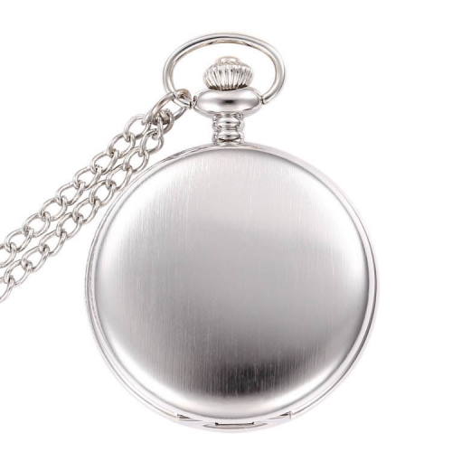 WAH234 Matte Finish Antique Watch Pendant Necklace