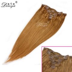 Hot Selling !High Quality Wholesale Price Clip in Hair Extensions