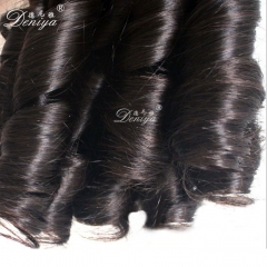Wholesale fumi hair natural black egg curl brazilian human hair weave