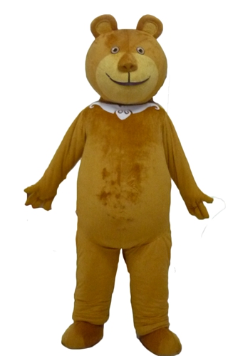Adult Size Fancy Brown Bear Mascot Costume For Party Cartoon Mascot Costumes for Kids Birthday Party Custom Mascots at Arismascots Character Design