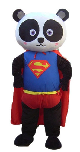 Adult Size Fancy Panda Mascot Costume For Party Cartoon Mascot Costumes for Kids Birthday Party Custom Mascots at Arismascots Character Design Company