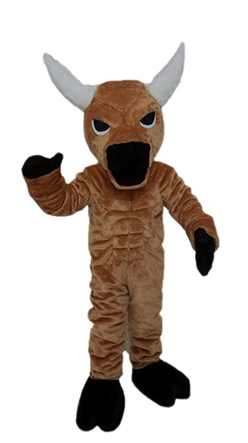 Adult Bull Mascot Costume for Sports Team Custom Made Muscle Ox Fancy Dress Full Body Mascot Suit