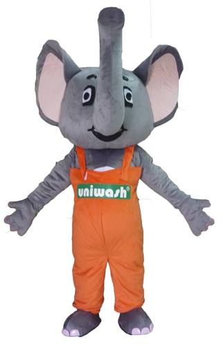 Fancy Elephant mascot outfit Party Costume Deguisement Mascotte Custom Mascots Arismascots Professional Team Mascot Maker Company