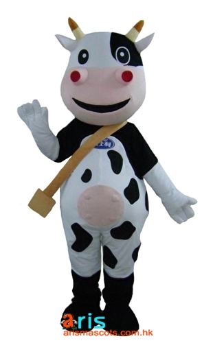 Adult Size Fancy Cow mascot outfit Party Costume Cartoon Mascot Costumes for Kids Birthday Party Custom Mascots at Arismascots Character Design