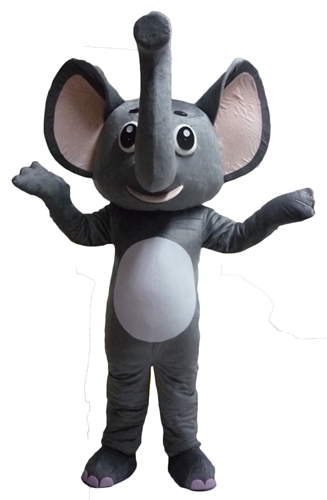 Fancy Elephant mascot outfit Party Costume Cartoon Mascot Costumes for Kids Birthday Party Custom Mascots at Arismascots Character Design Company