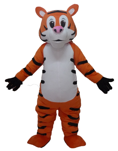 Fancy Tiger mascot outfit Party Costume Cartoon Mascot Costumes for Kids Birthday Party Custom Mascots at Arismascots Character Design Company