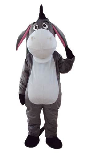Adult Fancy Donkey Mascot Costume Custom Team Mascots Sports Mascot Costume Desuisement Mascotte Character Design Company ArisMascots