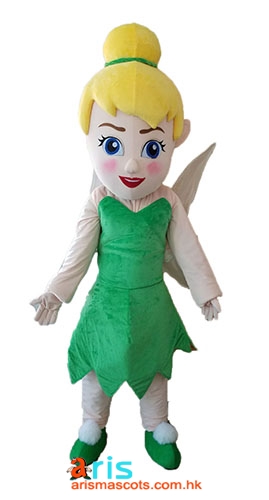 Adult Size Lovely Disney Princess Tinkerbell Costume Full Body Mascot Plush Suit Carnival Costumes Fancy Dress Halloween Outfits Mascotte