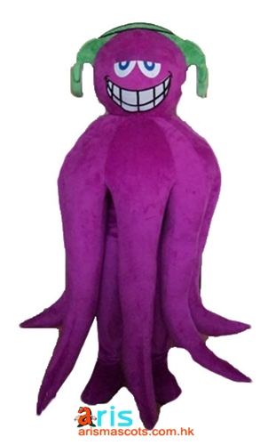 Octopus Mascot Costume Ocean Animal Mascot Suit Deguisement Mascotte Custom Mascots Arismascots Professional Team Mascot Maker Company